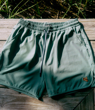 Trailcoast Rip Tide Trunks - Aspen Green