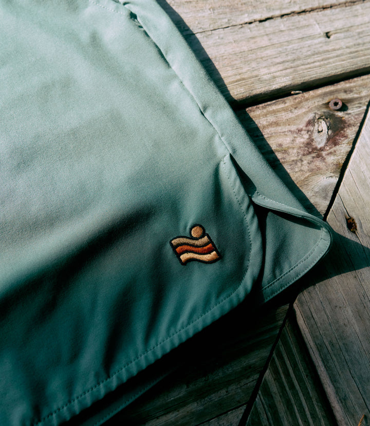 Trailcoast Rip Tide Trunks - Aspen Green