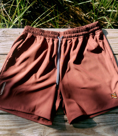 Trailcoast Rip Tide Trunks - Spiced Apple