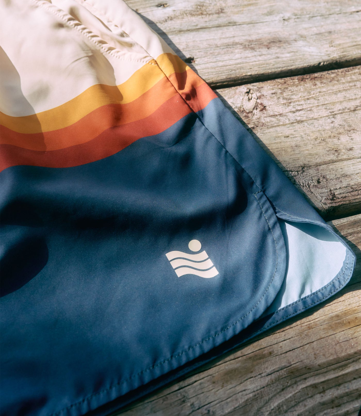Trailcoast Volley Trunks - Retro Stripes