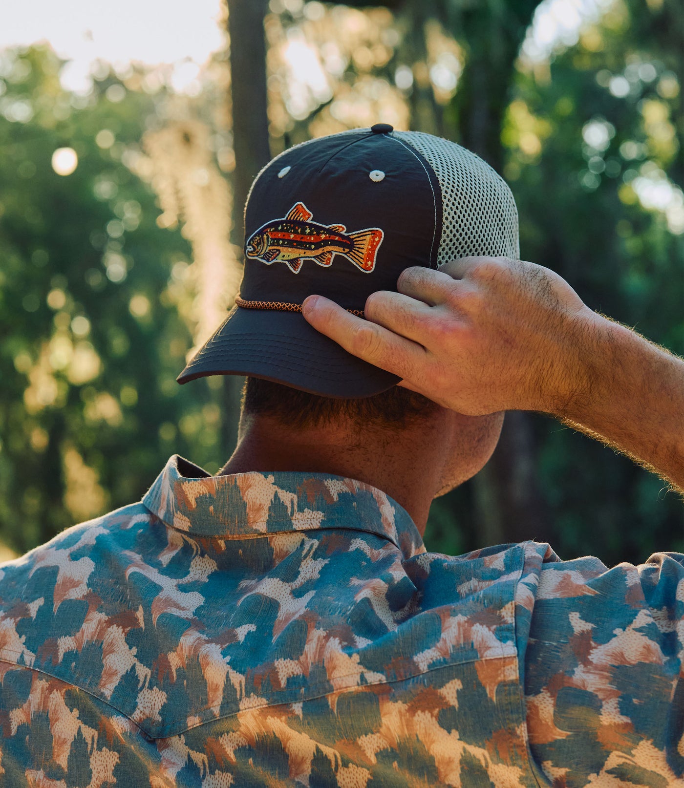 Trailcoast Rainbow Trout Snapback