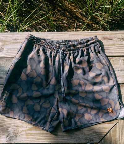 Trailcoast Rip Tide Trunks - Washed Camouflage Pattern