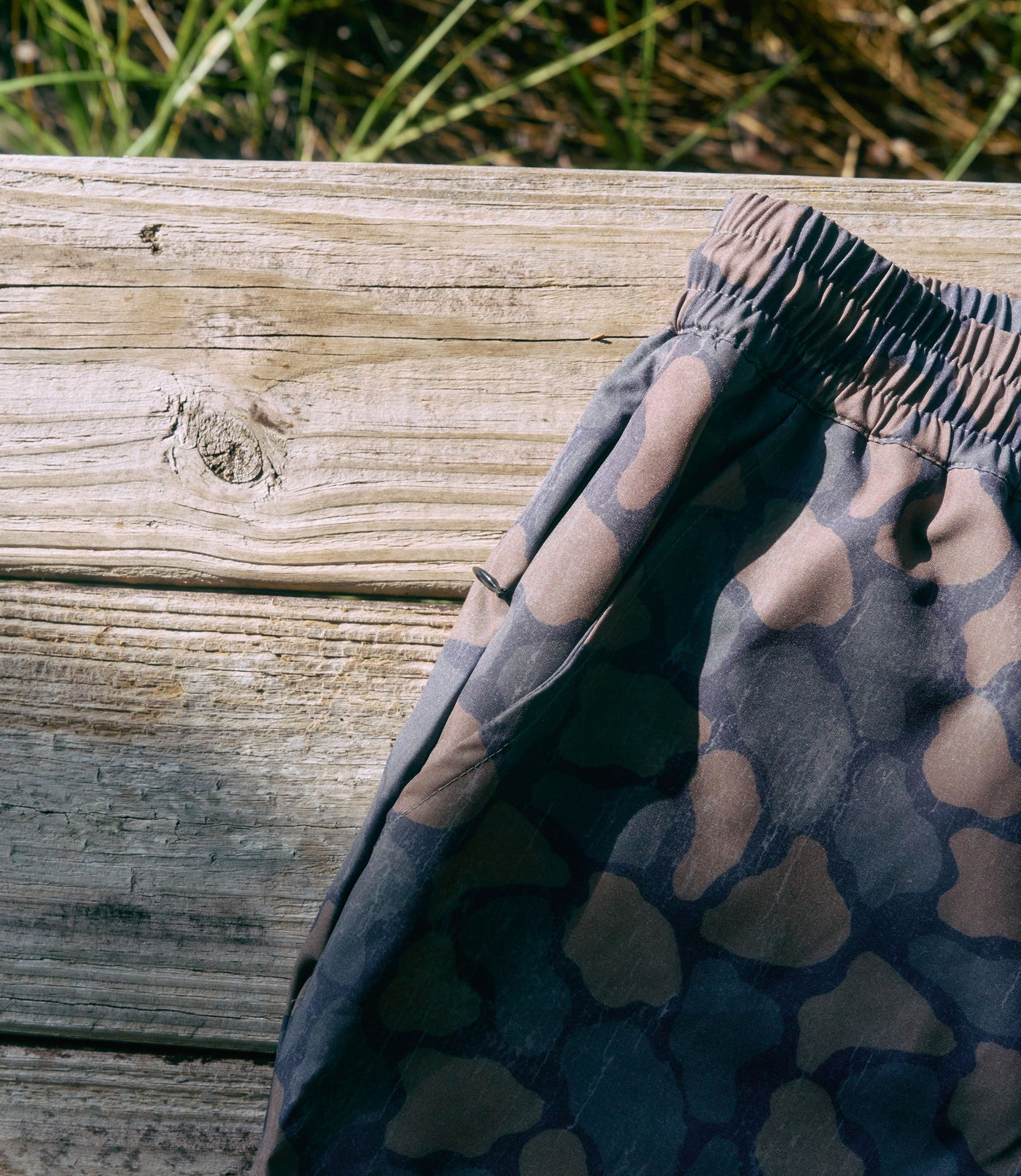 Trailcoast Rip Tide Trunks - Washed Camouflage Pattern