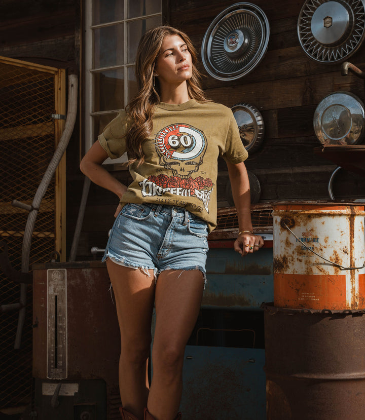 Grateful Dead 60 Years So Far Vintage Tee (60th Anniversary Edition)