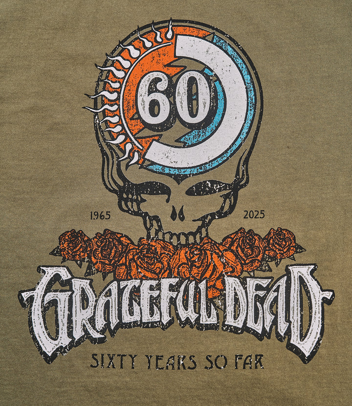 Grateful Dead 60 Years So Far Vintage Tee (60th Anniversary Edition)