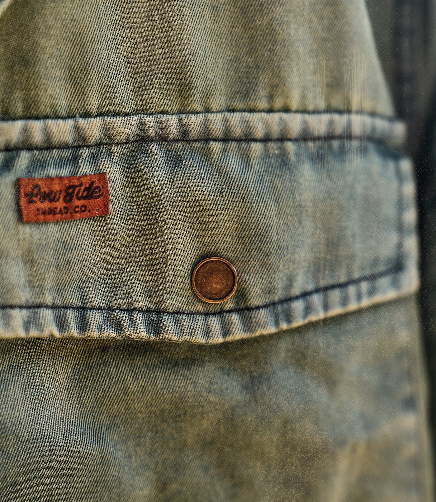 Astral Washed Denim Snap Shirt