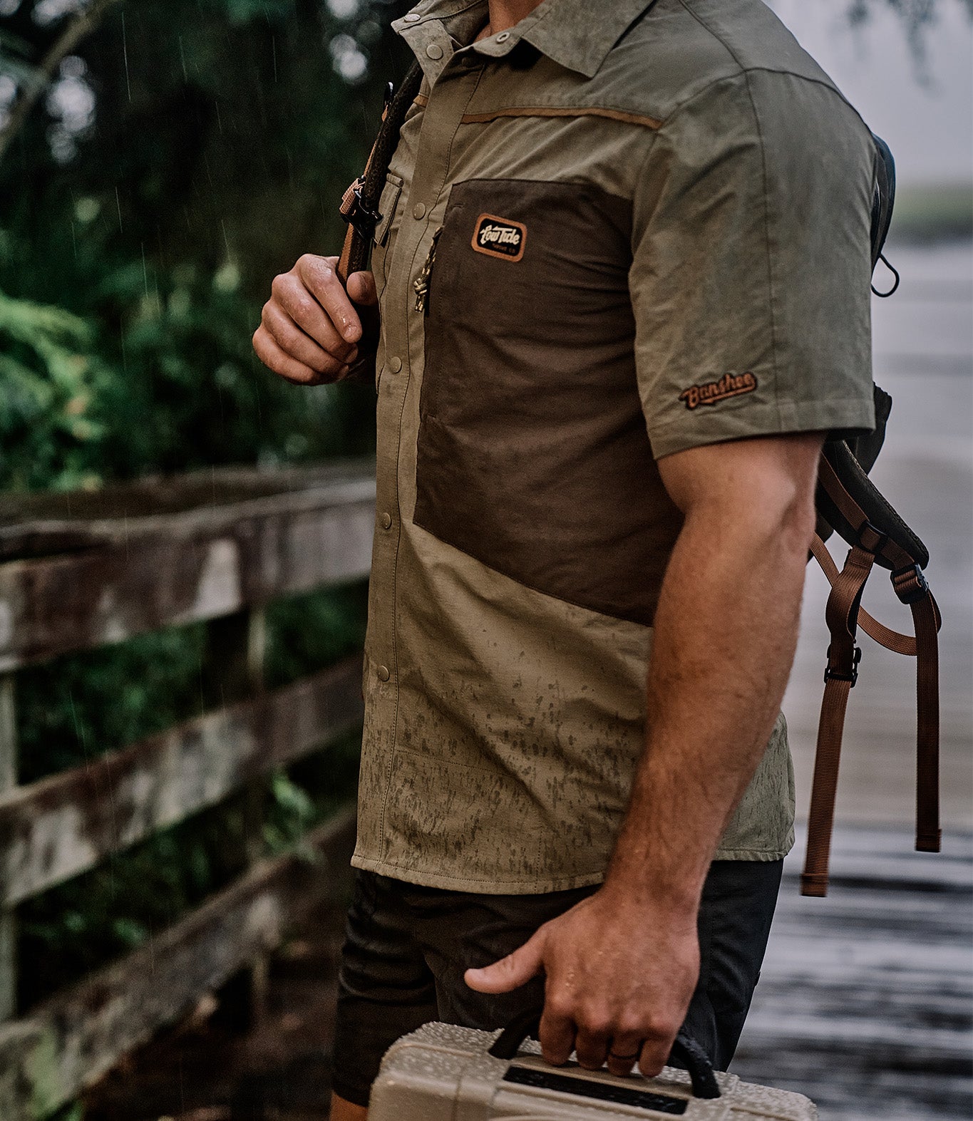 Banshee Storm Snap Shirt - Olive