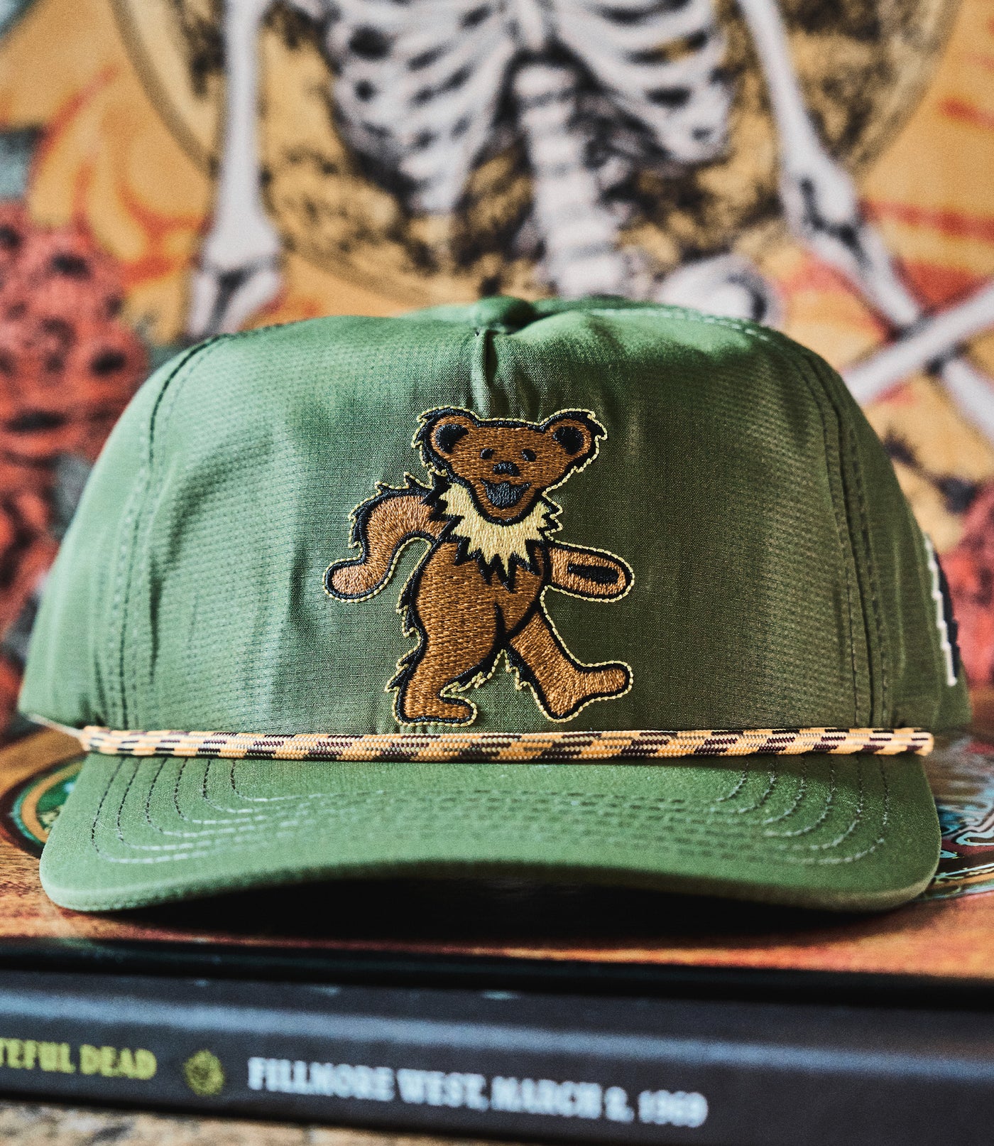 Grateful Dead Dancing Bear Tech Snapback