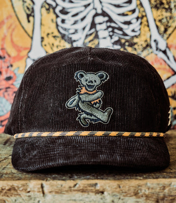 Grateful Dead Dancing Bear Corduroy Snapback (60th Anniversary Edition)