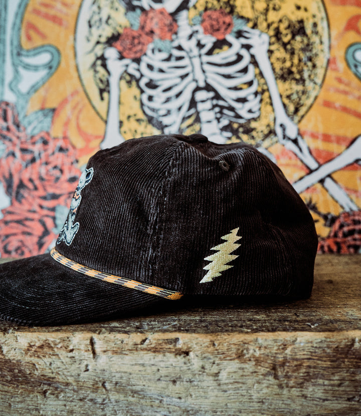 Grateful Dead Dancing Bear Corduroy Snapback (60th Anniversary Edition)