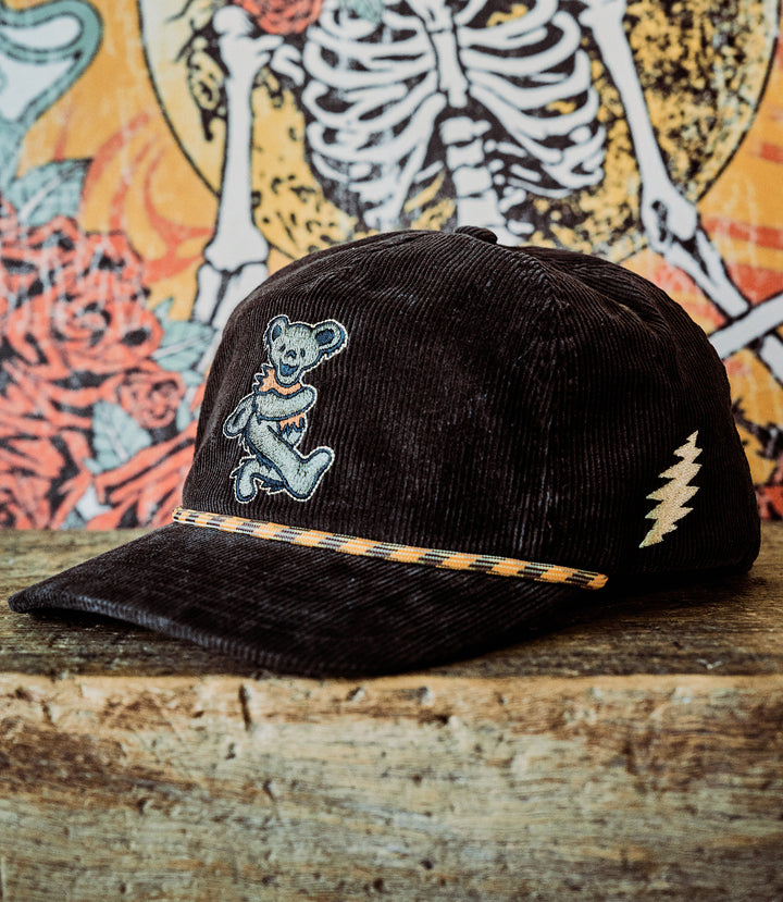 Grateful Dead Dancing Bear Corduroy Snapback (60th Anniversary Edition)