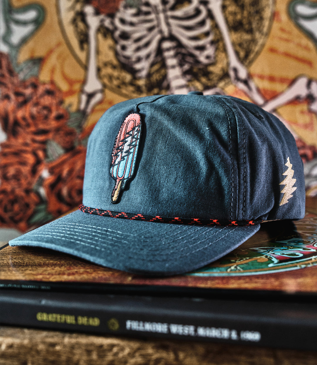 Grateful Dead Dead Pop Ripstop Snapback (60th Anniversary Edition)