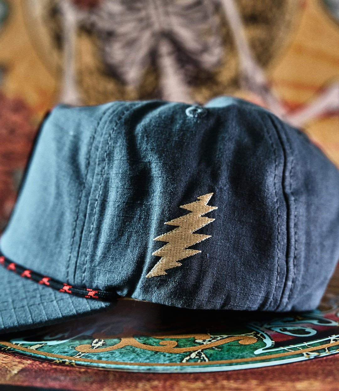 Grateful Dead Dead Pop Ripstop Snapback (60th Anniversary Edition)