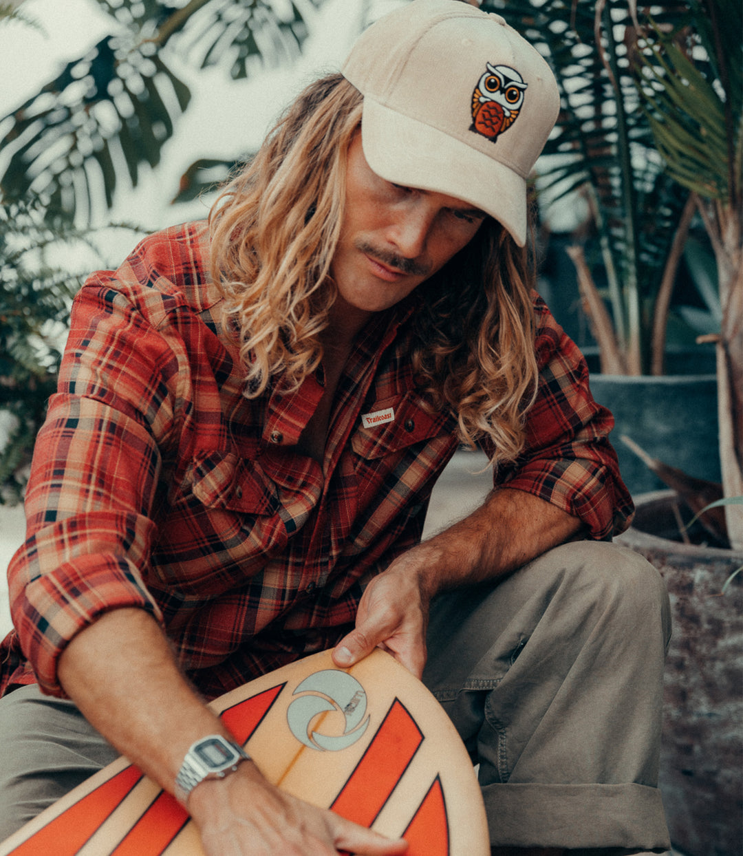 Trailcoast Bradley Flannel - Ember Plaid