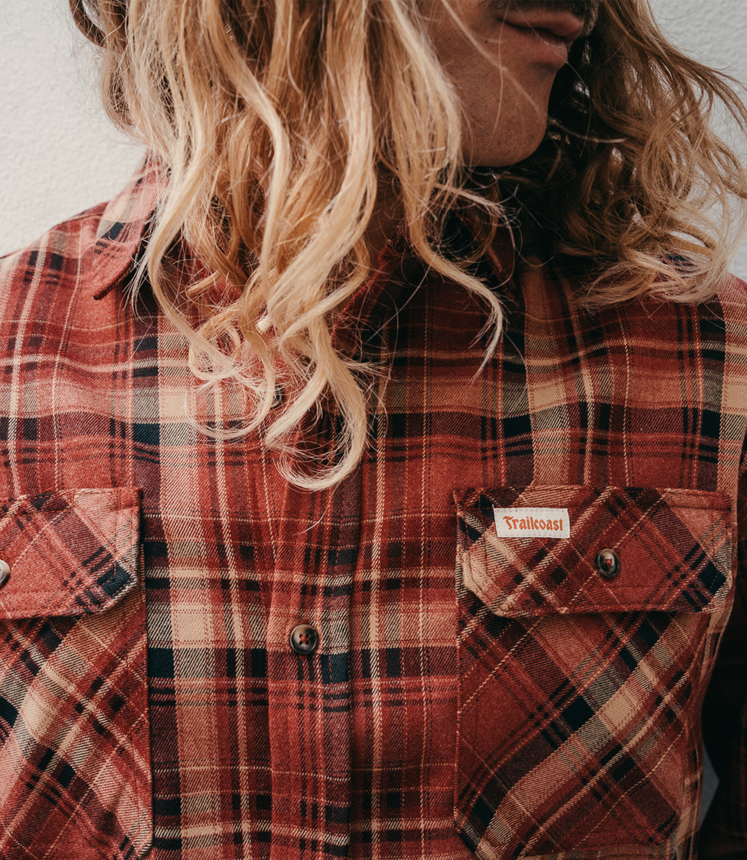 Trailcoast Bradley Flannel - Ember Plaid