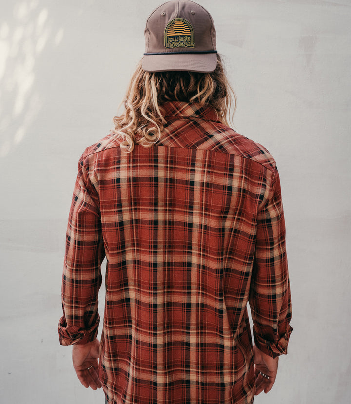 Trailcoast Bradley Flannel - Ember Plaid