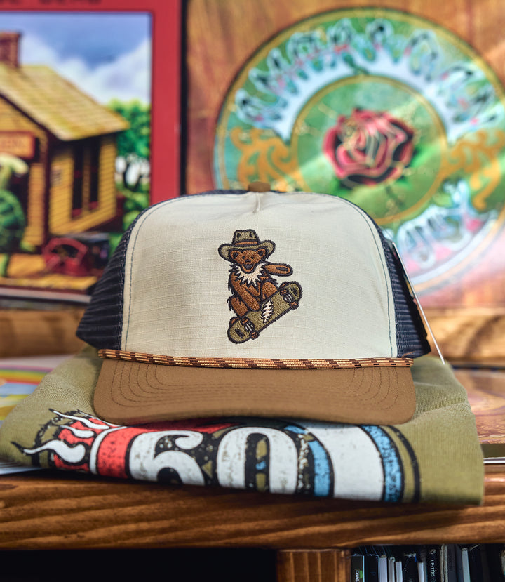 Grateful Dead Skater Bear Ripstop Trucker Snapback (60th Anniversary Edition)