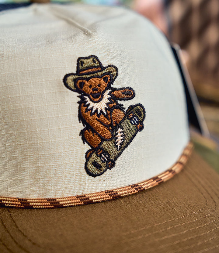 Grateful Dead Skater Bear Ripstop Trucker Snapback (60th Anniversary Edition)