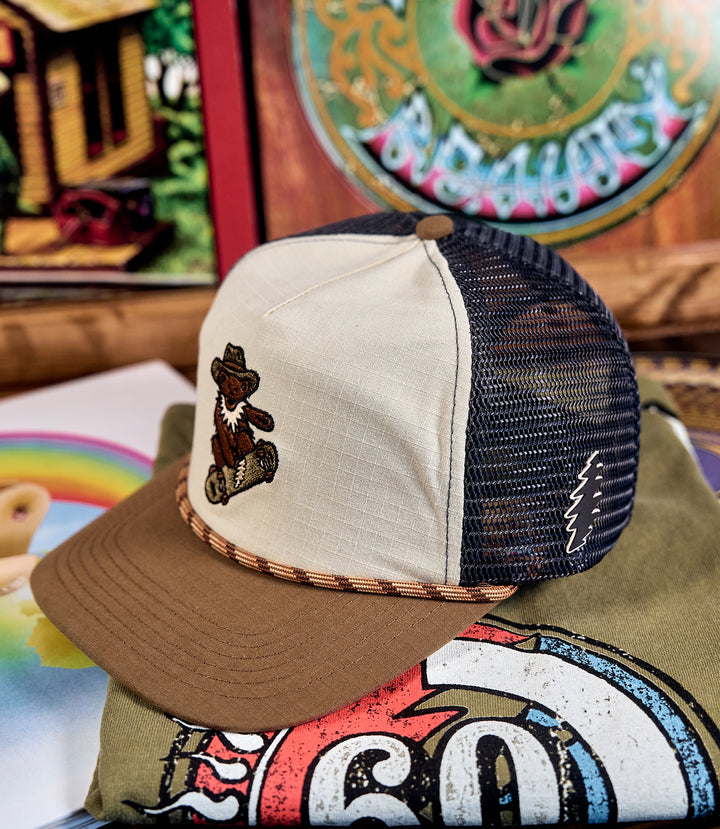 Grateful Dead Skater Bear Ripstop Trucker Snapback (60th Anniversary Edition)
