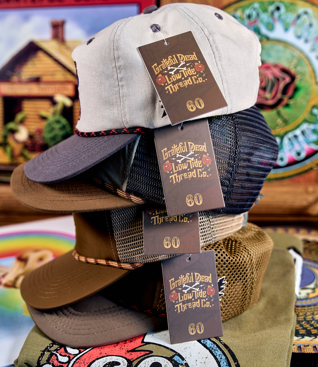 Grateful Dead Skater Bear Ripstop Trucker Snapback (60th Anniversary Edition)