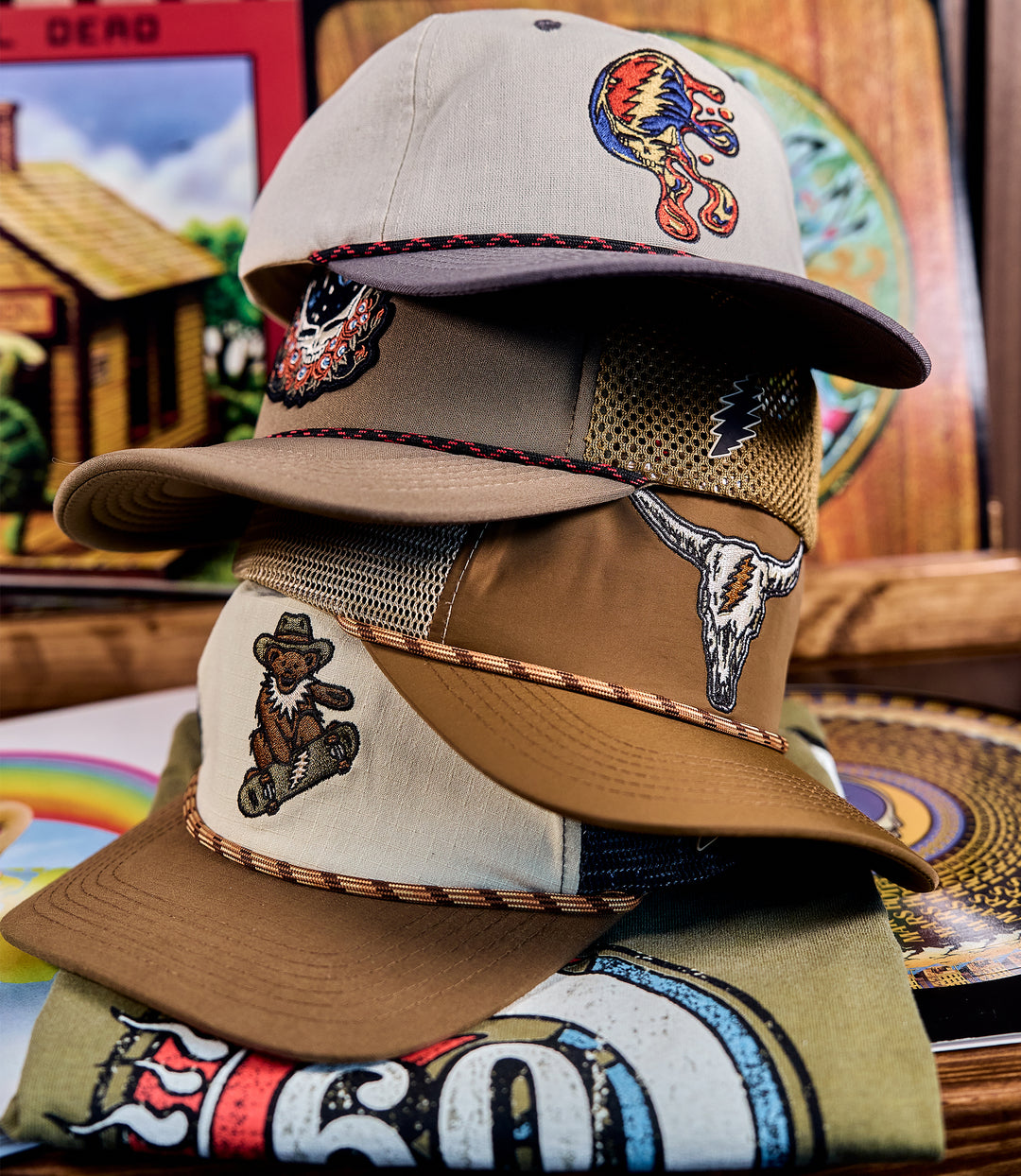Grateful Dead Melted SYF Hemp Snapback (60th Anniversary Edition)