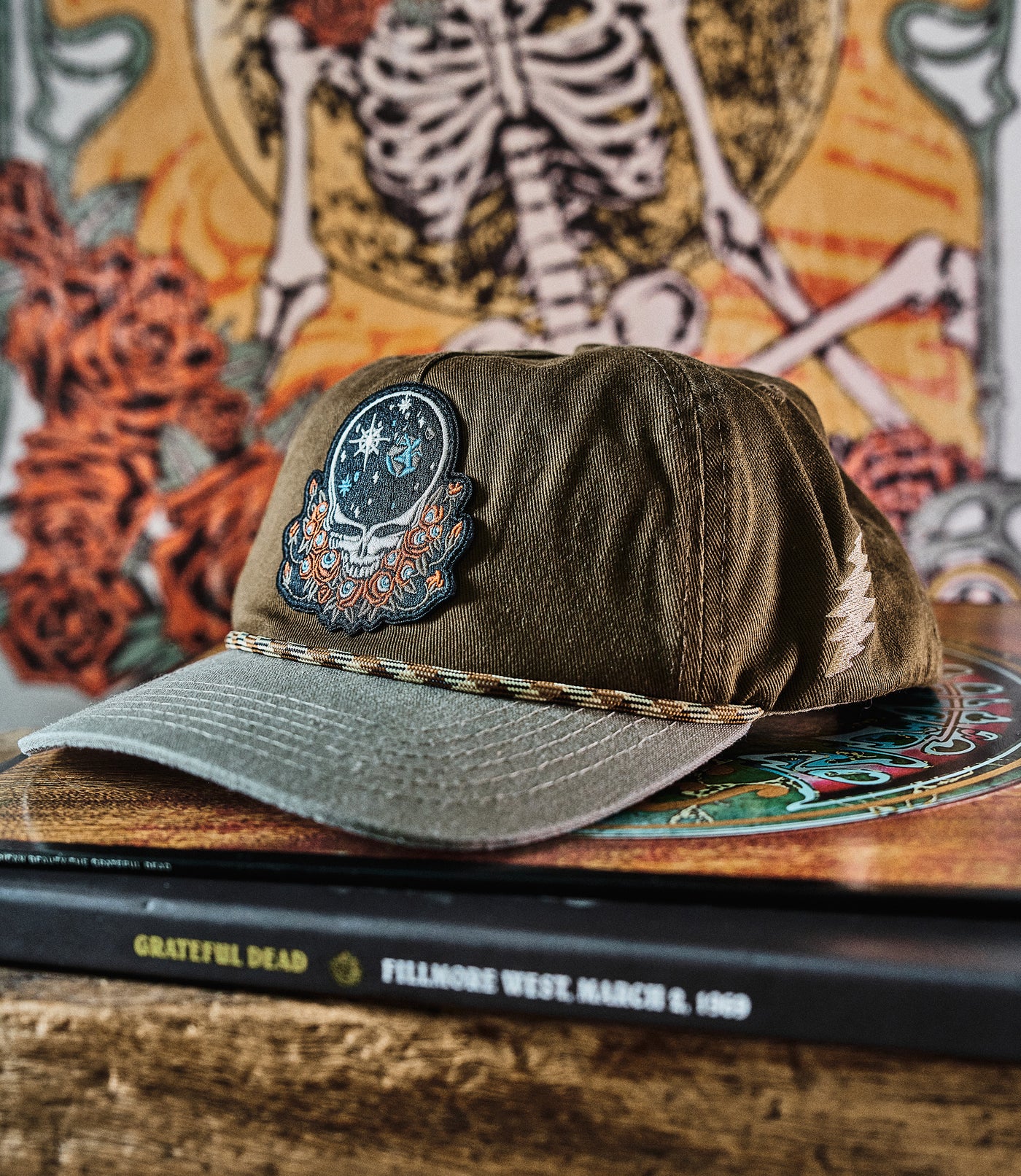 Grateful Dead Galaxy Canvas Snapback