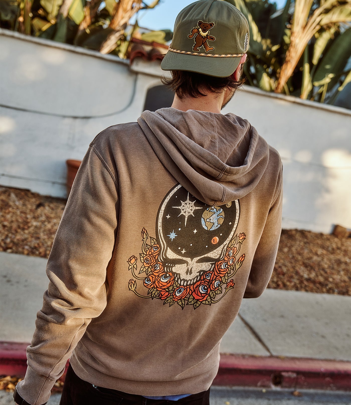 Grateful Dead Galaxy Faded Hoodie Low Tide Thread Co