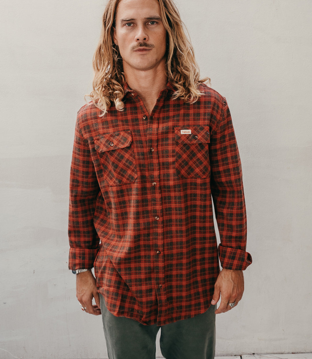 Trailcoast Bradley Flannel - Holiday Red Plaid