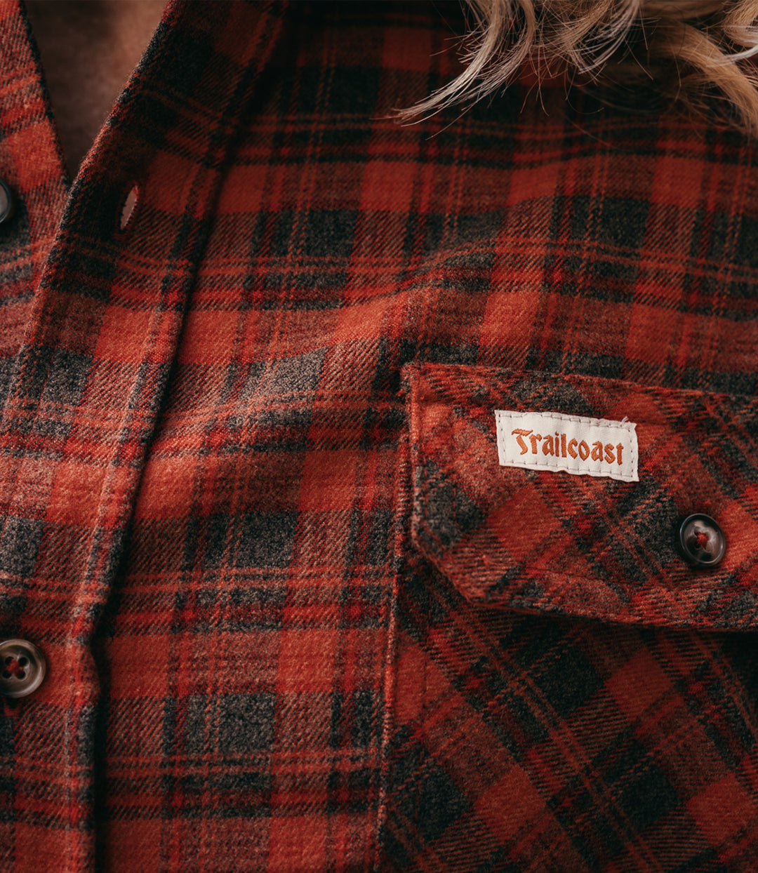 Trailcoast Bradley Flannel - Holiday Red Plaid