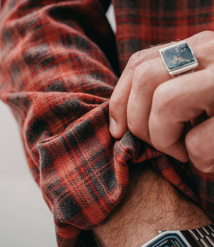 Trailcoast Bradley Flannel - Holiday Red Plaid