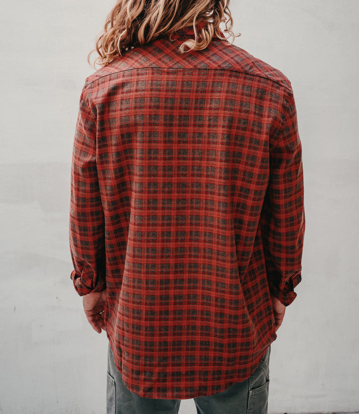 Trailcoast Bradley Flannel - Holiday Red Plaid