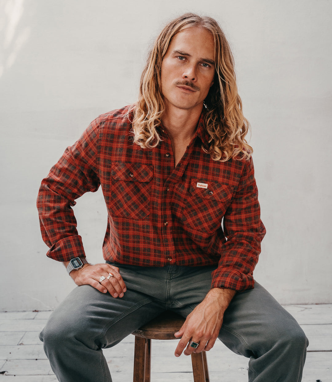 Trailcoast Bradley Flannel - Holiday Red Plaid
