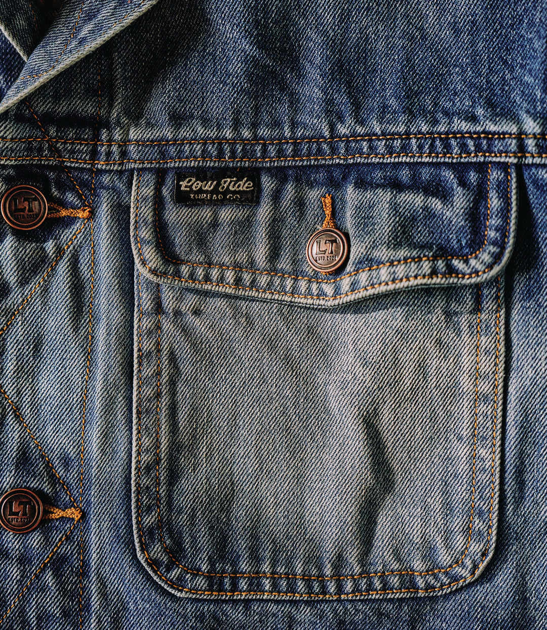 Kent Selvedge Denim Jacket – Low Tide Thread Co.