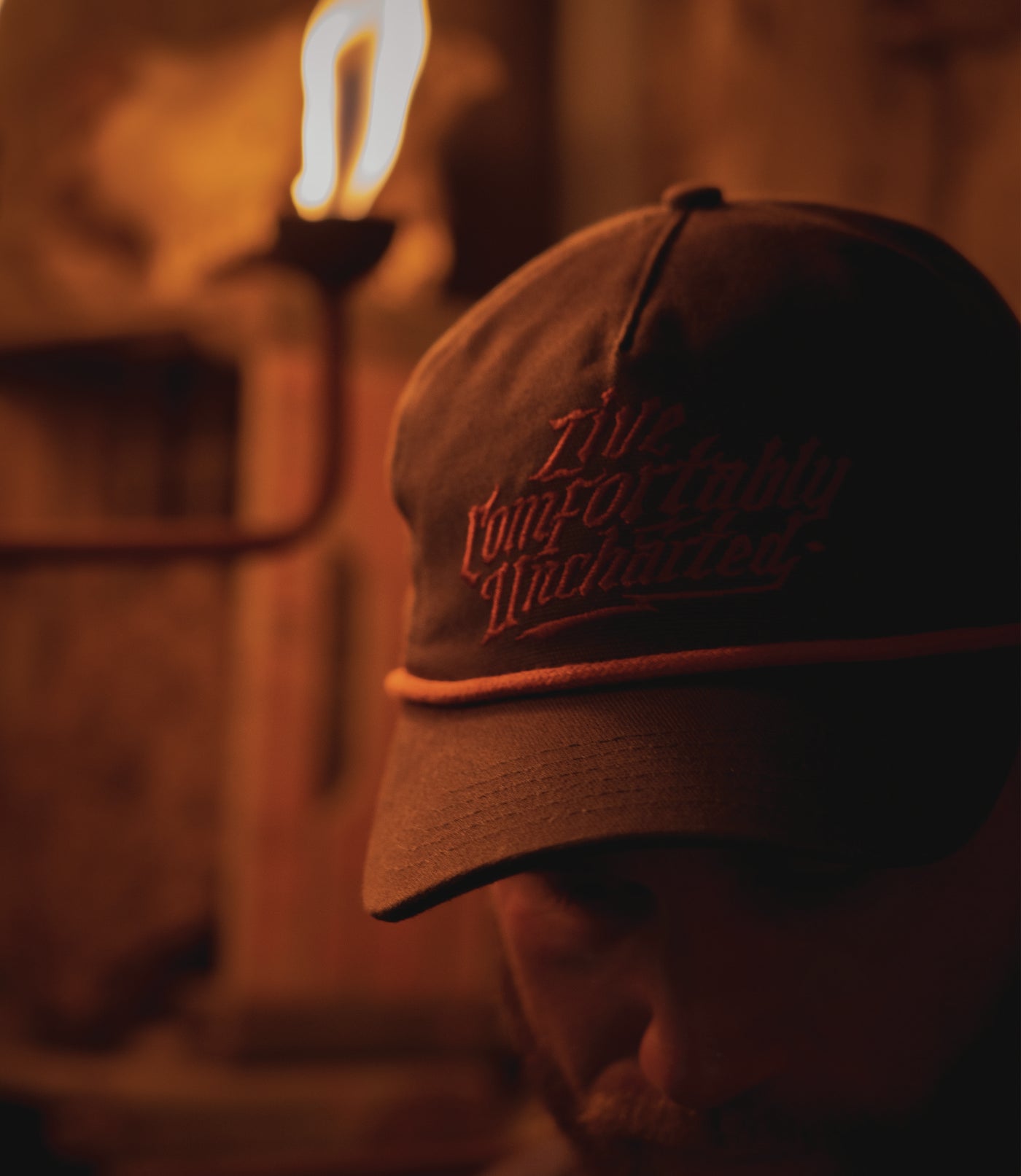 Live Comfortably Uncharted - Full Canvas Snapback