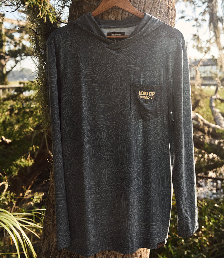 Banshee Coast Break UPF Pullover - Atlantic Topo