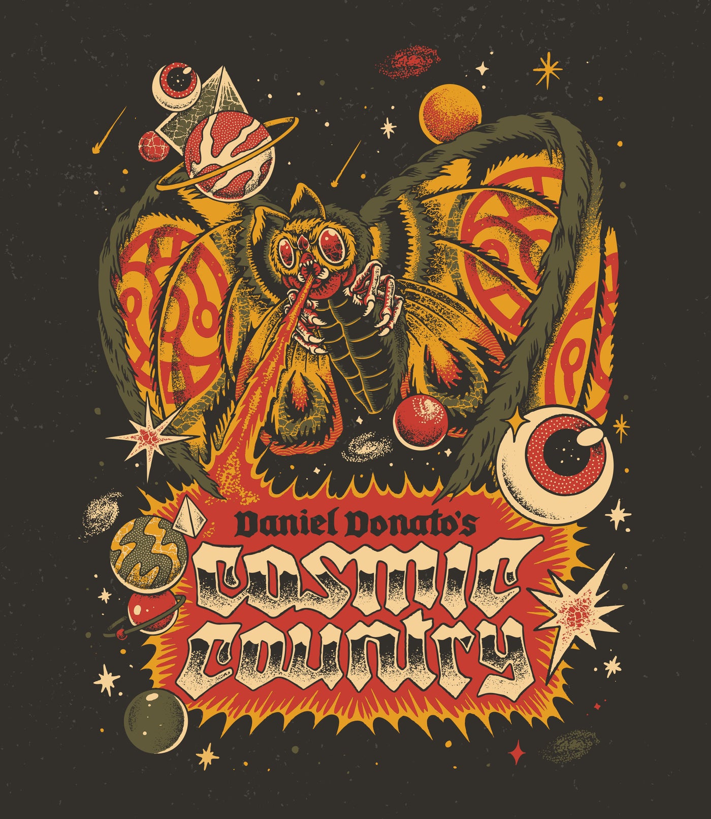 Cosmic Country X LTTC Momentous Moth Summer Tour '25 Tee