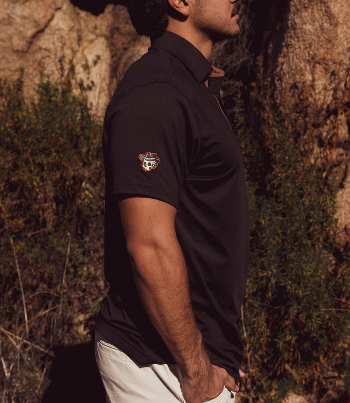 Outlaw TOUR Pocket Polo - Black &