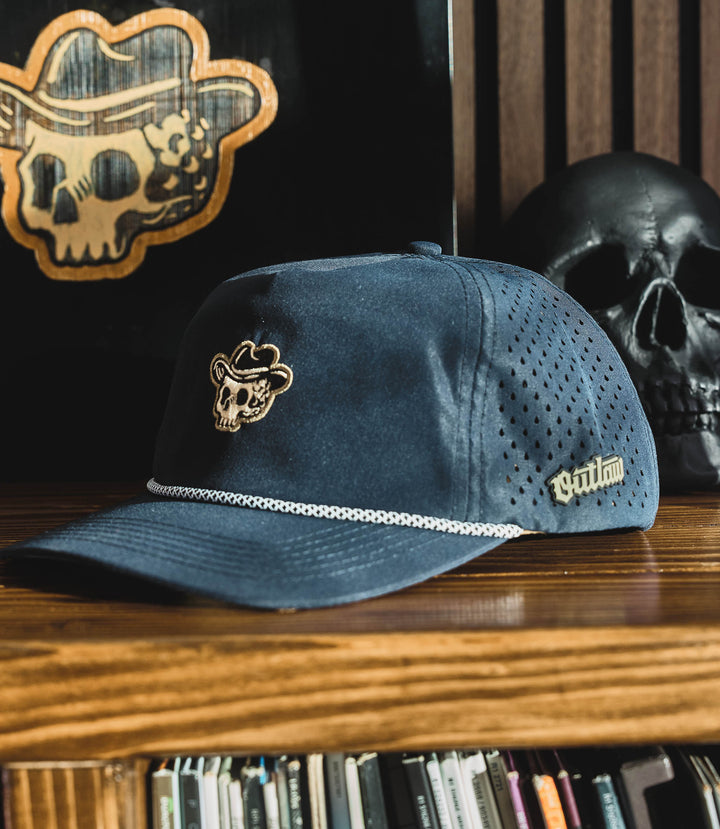 Outlaw Golf Performance Rope  Hat - Navy