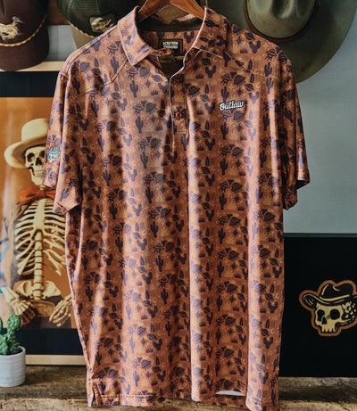 Outlaw TOUR Polo - Roswell Pattern