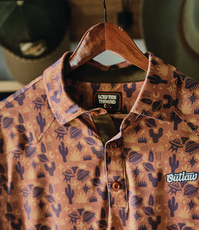 Outlaw TOUR Polo - Roswell Pattern