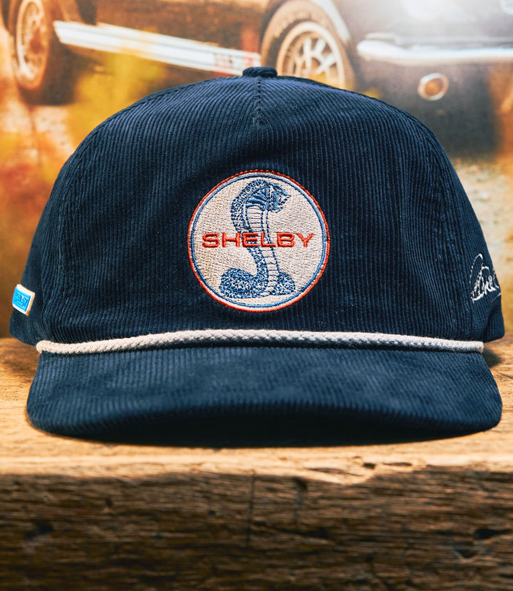 Shelby Snake Logo Corduroy Snapback
