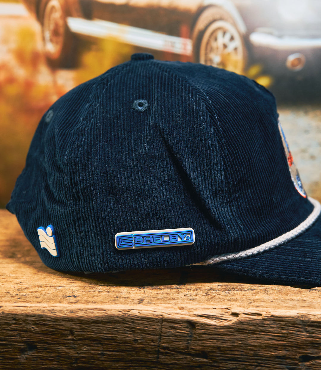 Shelby Snake Logo Corduroy Snapback