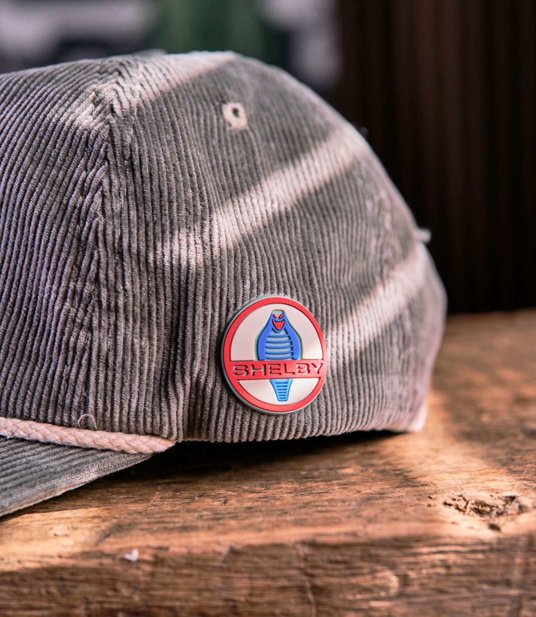 Shelby Racing Team Chain Stitched Corduroy Snapback