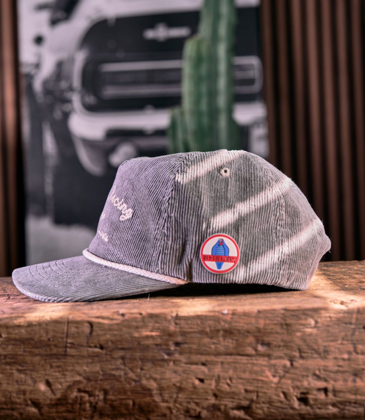 Shelby Racing Team Chain Stitched Corduroy Snapback