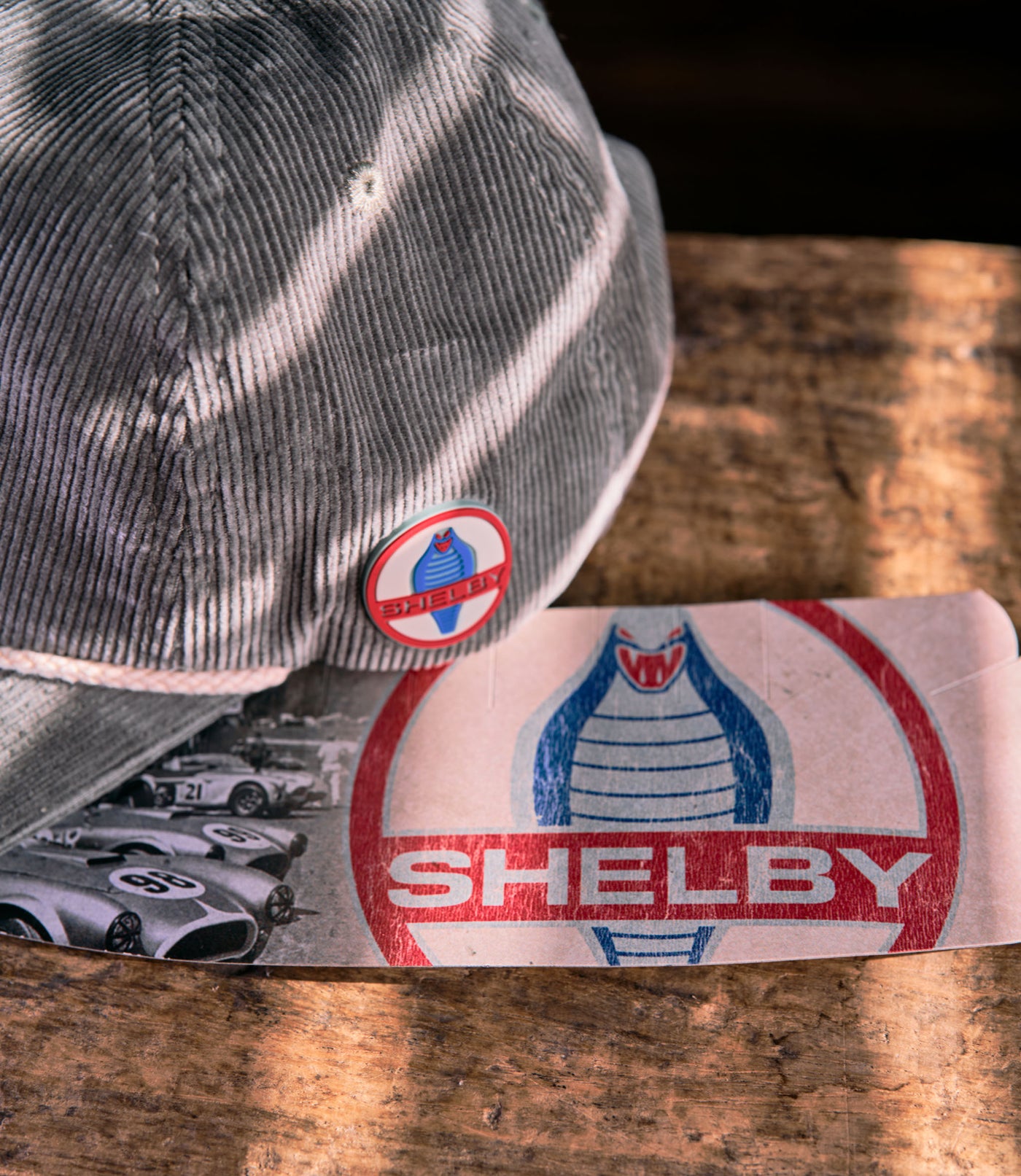 Shelby Racing Team Chain Stitched Corduroy Snapback