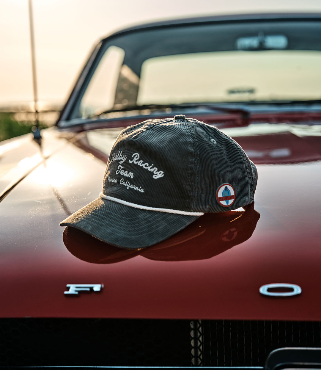 Shelby Racing Team Chain Stitched Corduroy Snapback
