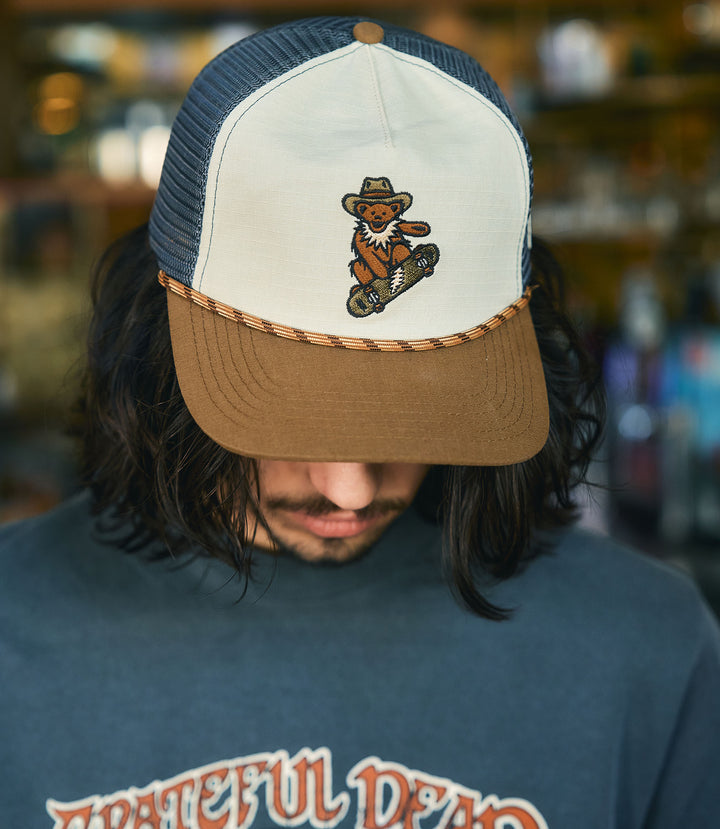 Grateful Dead Skater Bear Ripstop Trucker Snapback (60th Anniversary Edition)