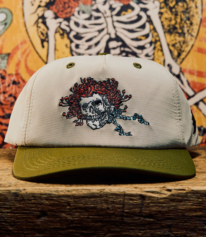 Grateful Dead Skull &amp; Roses Tech Snapback (60th Anniversary Edition)