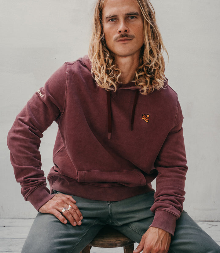 Trailcoast Sunbaked Hoodie - Wine