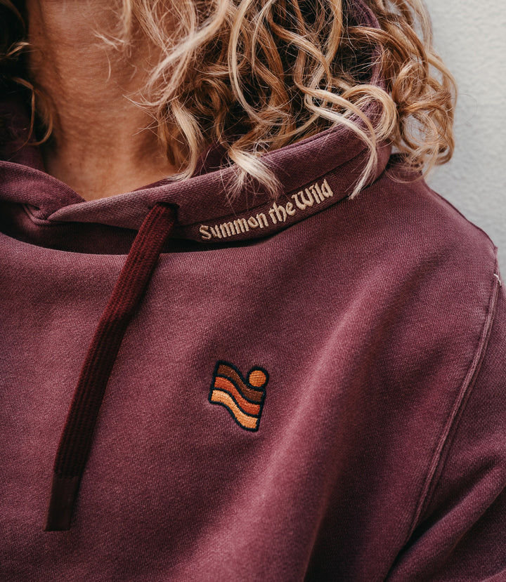 Trailcoast Sunbaked Hoodie - Wine